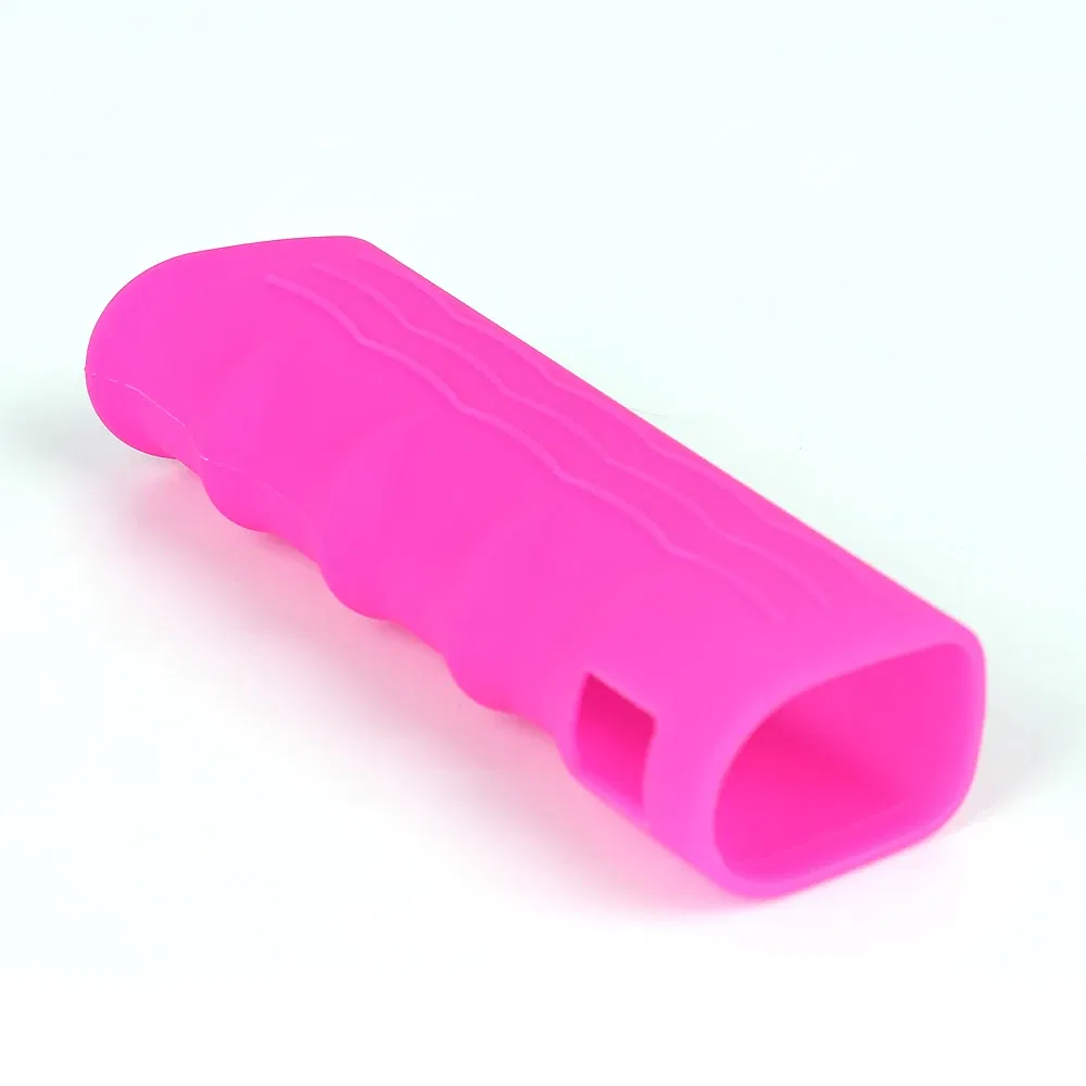 Color Name: PURPLE - Wholesale Cheap Price Car Interior Accessories Non Slip Comfortable Silicon Car Handbrake Lever Cover Anti Slip Hand Brake Cover