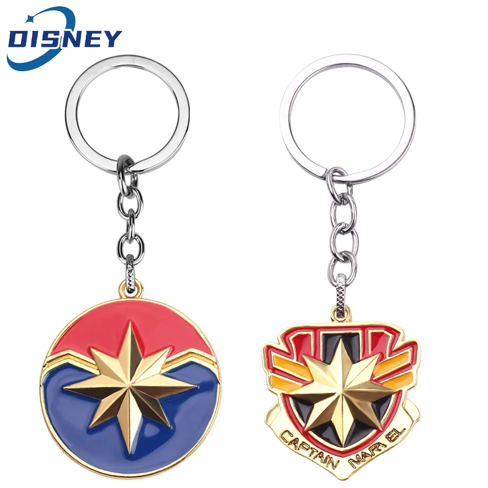 Color: black, Ships From: CHINA - Avengers Captain Marvel Carol Danvers Keychain Superhero Metal Pendant Keyrings for Women Men Backpack Key Holder Accessories