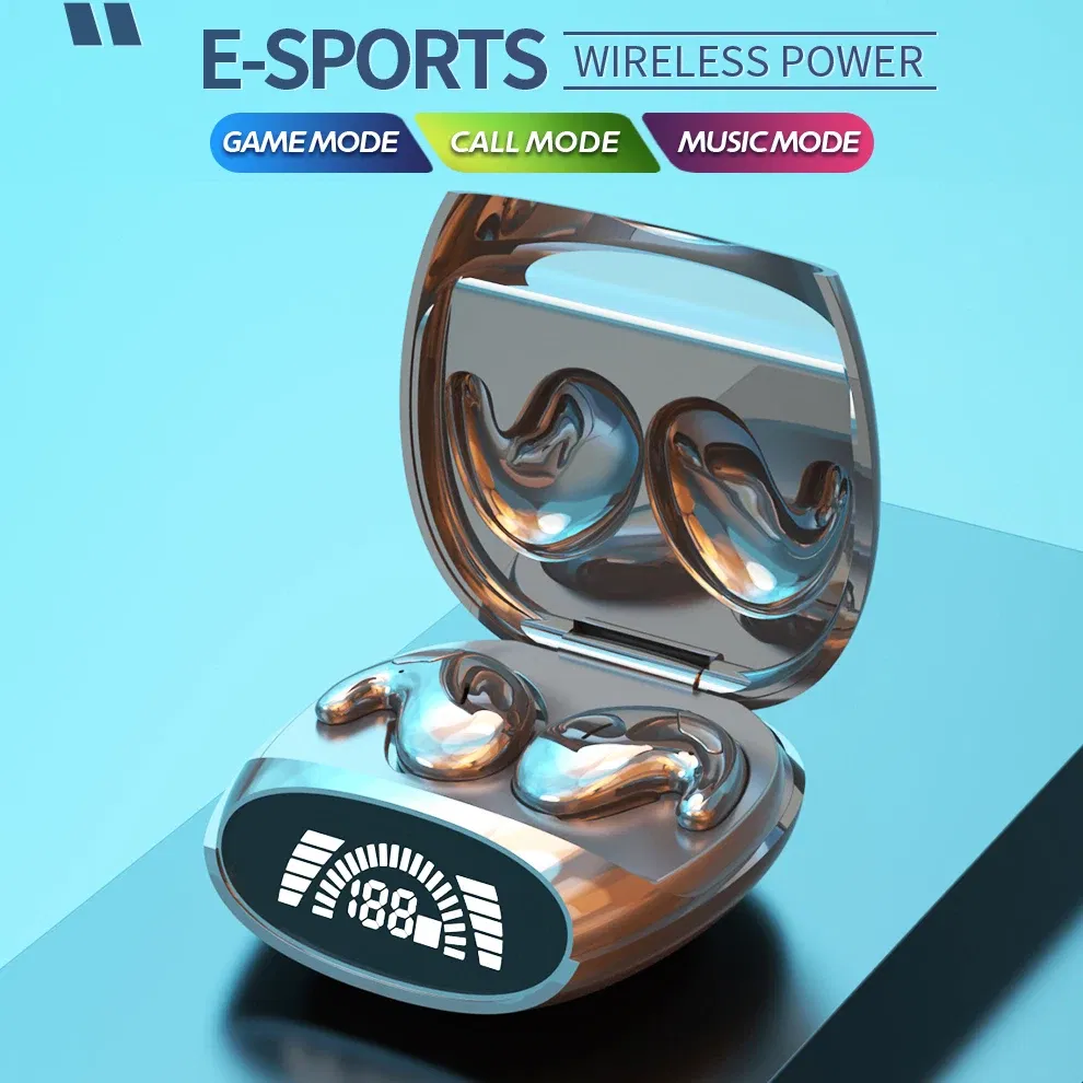 Color: Red, Ships From: CHINA - Sleep Invisible Earbuds Tiny Mini Headphones Hidden Noise Cancelling TWS Wireless Headsets Sports Stereo Bluetooth 5.3 Earphone