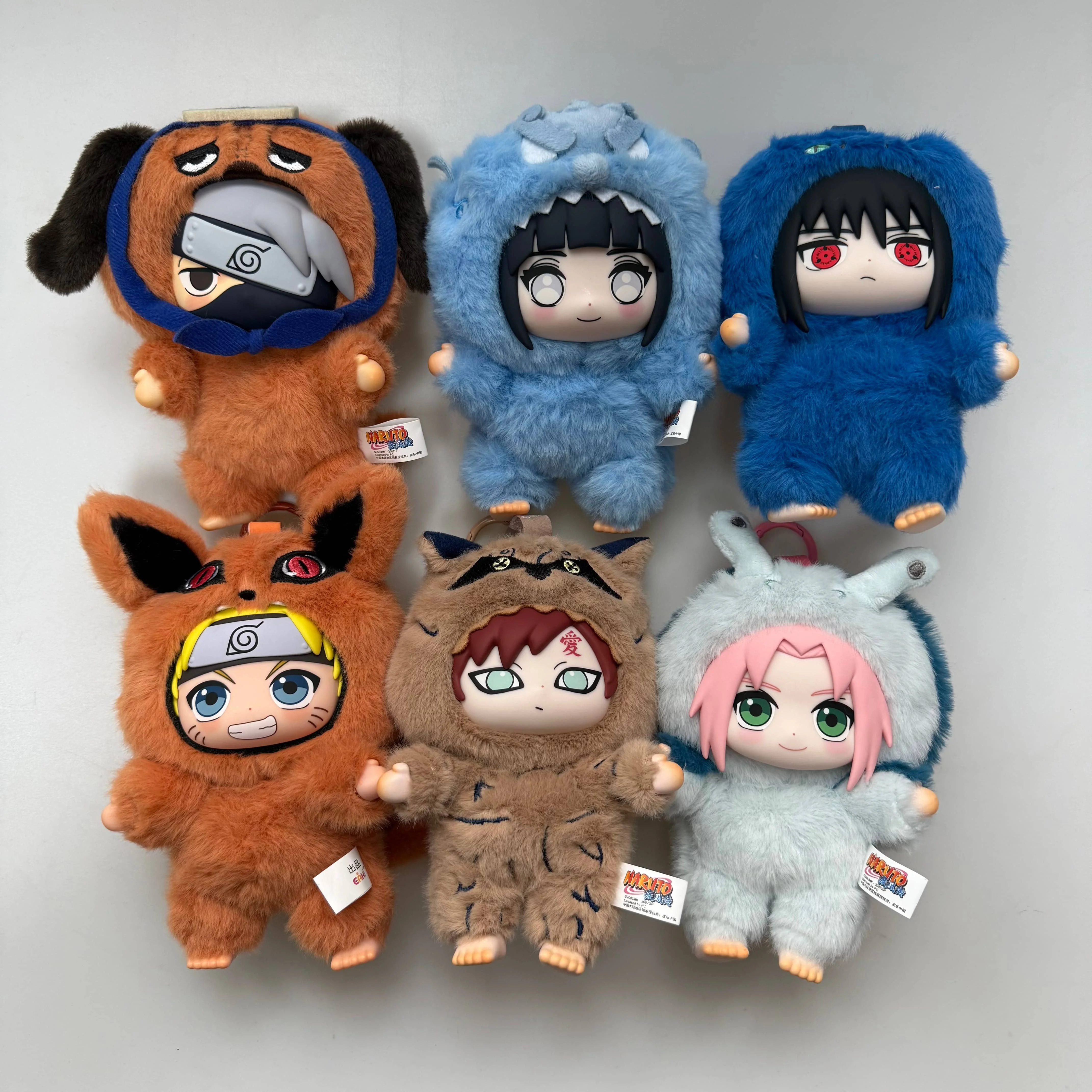 Genuine Eaki Naruto Blind Box Shippuden Beast Party Series Plush Doll Cute Figure Custom Gift Ornaments For Men And Women