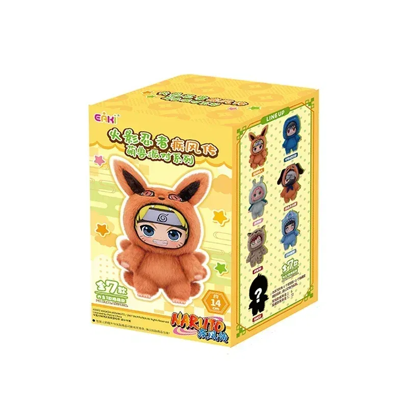 Genuine Eaki Naruto Blind Box Shippuden Beast Party Series Plush Doll Cute Figure Custom Gift Ornaments For Men And Women