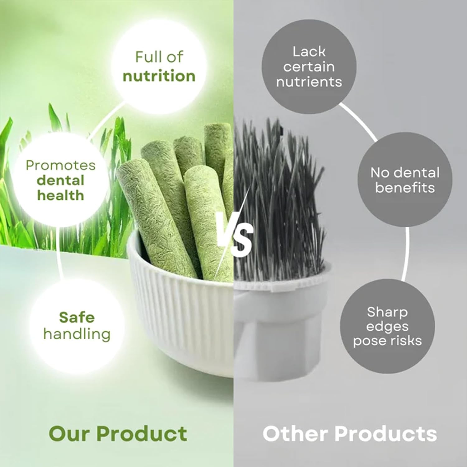Cat Grass Teething Sticks™