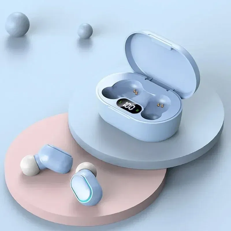 Color: WHITE - E7S TWS Wireless Headphones Bluetooth Earphone Control Sport Headset Waterproof Microphone Music Earphone Work On All Smartphone