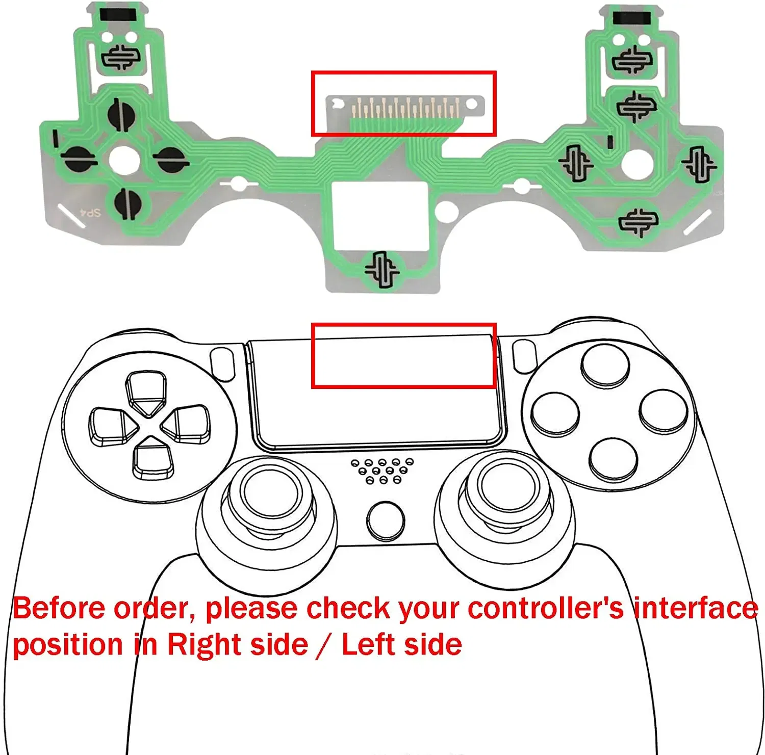 Color: LIGHT BLUE - 10Pcs Set for Ps5 Ps4 Pro Slim Jdm 040 050 Ps3 Controller Conductive Film Keypad Flex Cable Replacement Circuit Board Pcb Ribbon