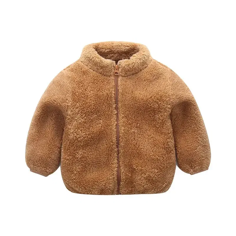 Color: SKY BLUE, Kid Size: 8T - Kids Winter Coats 2024 New Children Outerwear Boy Warm Fleece Jacket Baby Girls Jackets for Autumn Spring Children Clothing