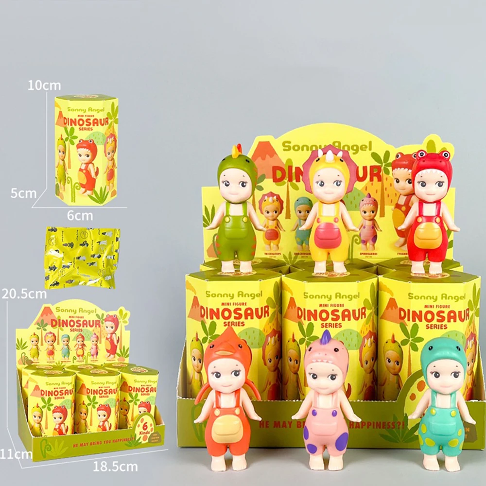 Color: green - Angel Good Luck Standing posture Sunny Angel Doll Blind Box Hot Selling Trendy Play Handmade Car Cake Ornament