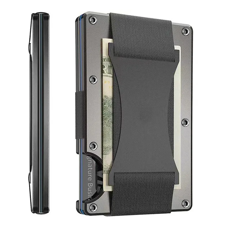 Color: army green, Ships From: CHINA - Forged Carbon Fiber Mini Slim Wallet case organizer for Men Cartera Tarjetero Hombre Cashback Credit Card Holder Luxury gift