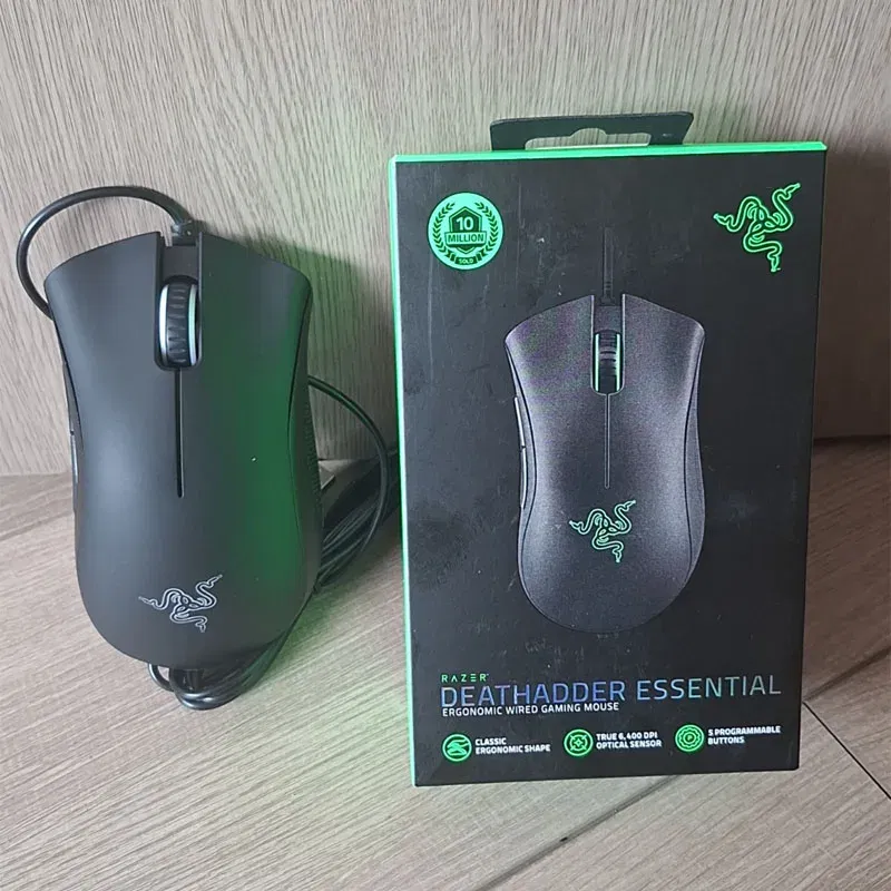 Color: WHITE - Mouse RazerPurgatory Viper Standard Edition 6400DPI Wired Gaming Mouse Brand Merchandise Birthday Gift Graduation Gift Wholesale