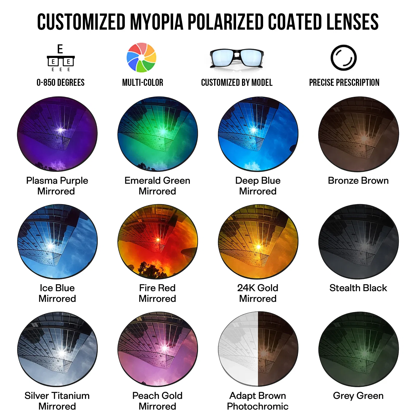 Lenses Color: Fluorescent Green, Lenses Degree: