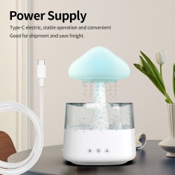 Mushroom Raindrop Sound Aroma Lamp