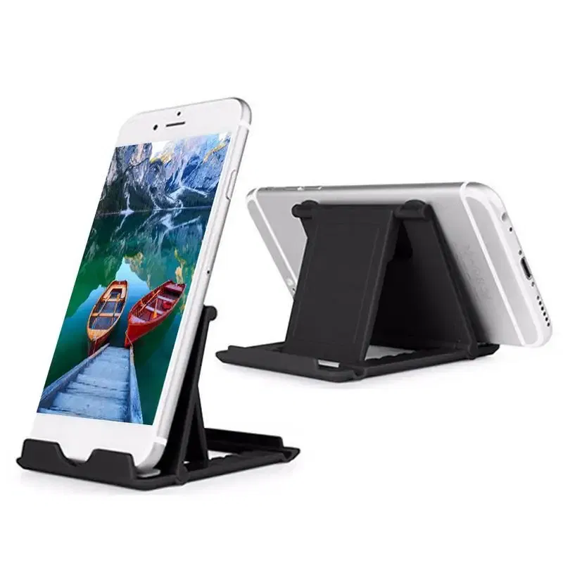 Color: WHITE, Ships From: CHINA - Phone Holder Foldable Cellphone Support Stand ForiPhone X Tablet ForSamsung S10 Adjustable Mobile Smartphone Holder Stand