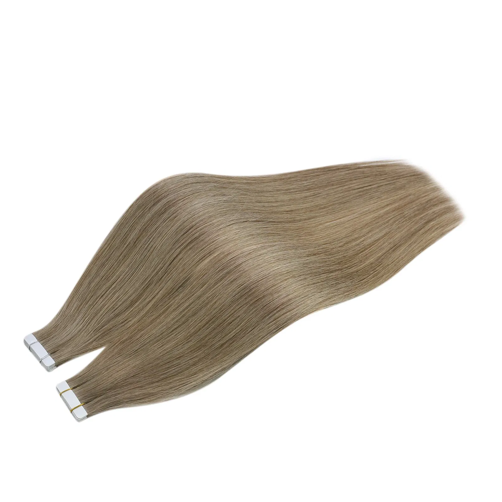 Color: M4/27, Items per Package: 40 pcs, Length: 22 inches, Life Span: 12 months - [Last 12 Months] Ugeat Tape in Hair Extensions Virgin Human Hair 10A Grade Tape in Extensions  Human Hair