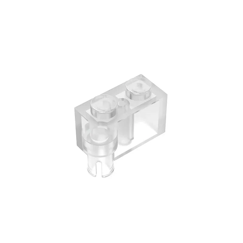 Color: Clear - Gobricks GDS-810 HINGE 1X2 UPPER PART compatible with lego 3830 children's DIY Educational Building Blocks Technical