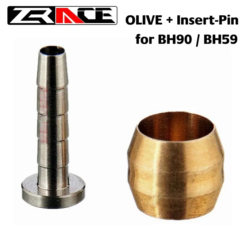 Color: Yellow - ZRACE Insert Set for SM-BH90 / SM-BH59 Brake Hose (OLIVE + Insert-Pin) hydraulic hose inserts hose fitting for BH59 BH90 hose