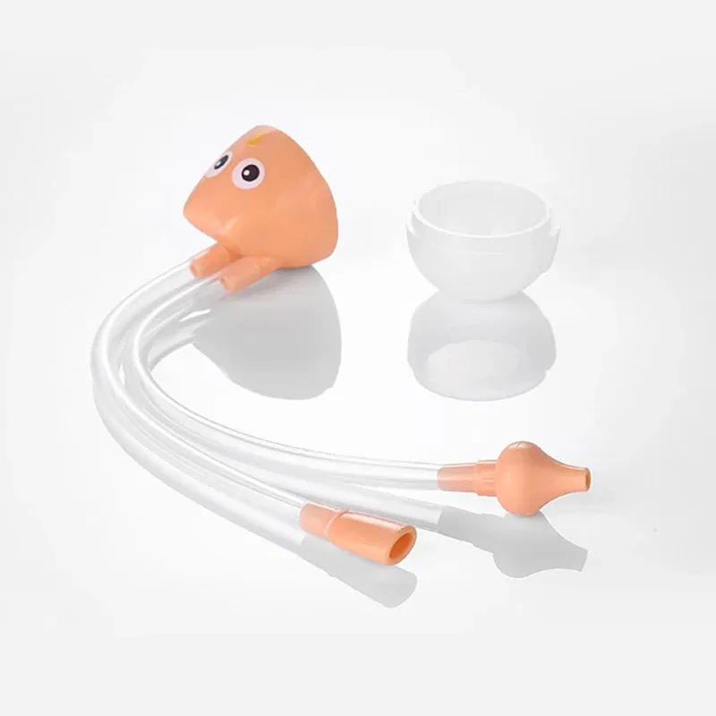 Color: Green - Baby Nose Clean Silicone Infant Nasal Aspirator Wash Your Nose Care Baby Nose Nasal Inhaler Infant Preventing Backflow Aspirator