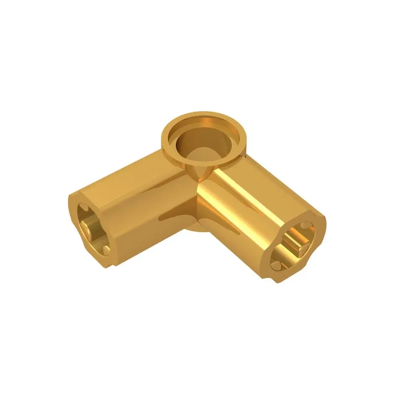 Color: Blue - Gobricks GDS-921 Technical, Axle and Pin Connector Angled #6 - 90 degrees compatible with lego 32014 pieces of children's DIY