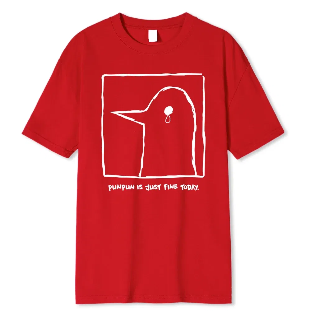 Color: Brown, Size: XXL - Oyasumi PunPun Modal Print T-Shirts Funny Anime Streetwear Camisetas Men Women Short-sleev Fashion Harajuku Cartoon Tee Shirt