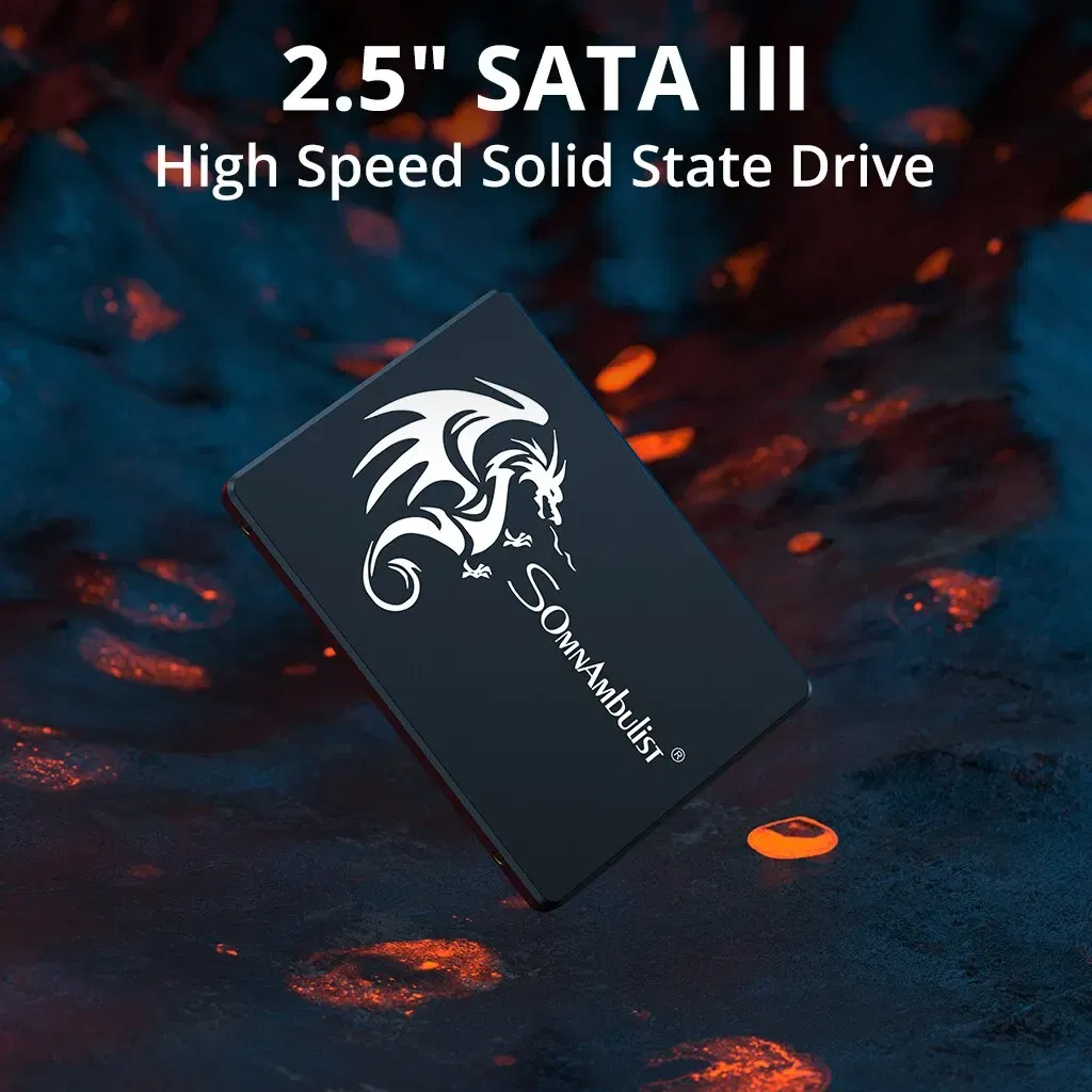 SSD Capacity: 128GB - SomnAmbulist SSD 120GB 240GB 480GB 960GB Internal Sata3 Solid State Drive 2.5 128GB 256GB 512GB 1TB 2TB SSD for PC Laptop