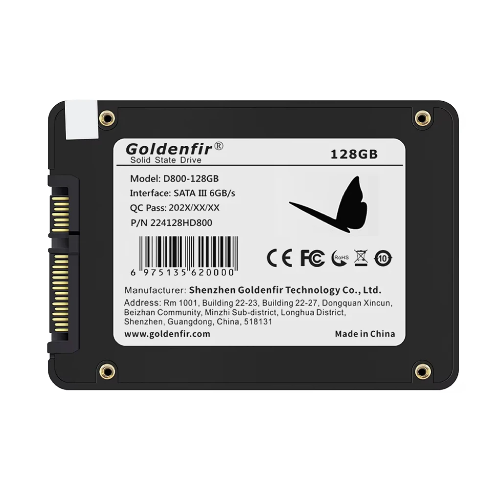 SSD Capacity: 2TB - Goldenfir SSD 128GB SATAIII SSD 512GB 480GB 256GB HD 1TB 500GB Solid State Hard Disk 2.5 for Laptop