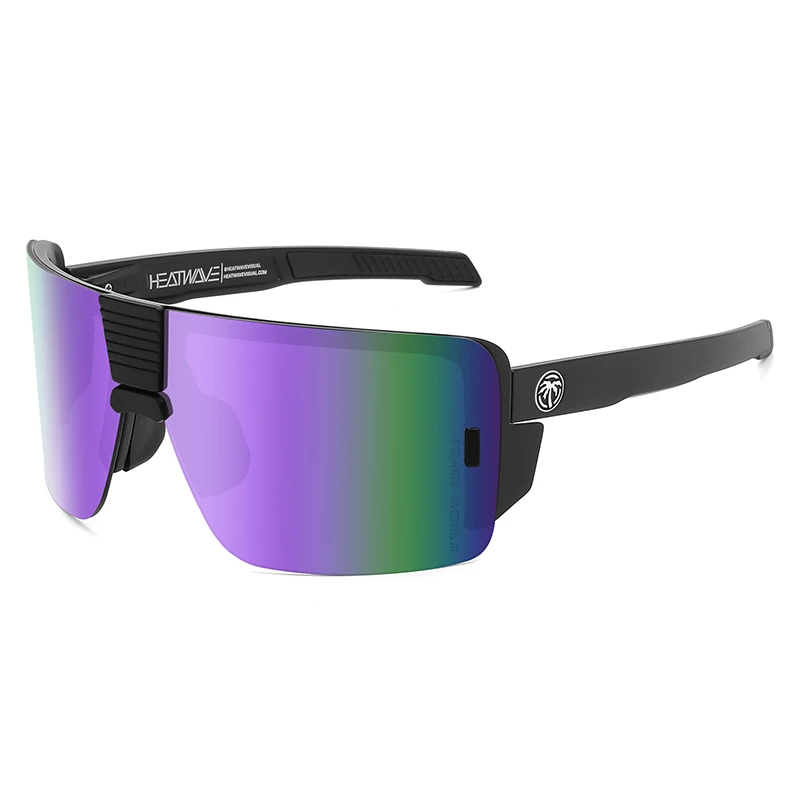 Color Name: Silver - Stylish sports sunglasses, UV400 glasses for outdoor cycling, fishing and holiday gifts:HW09; with box