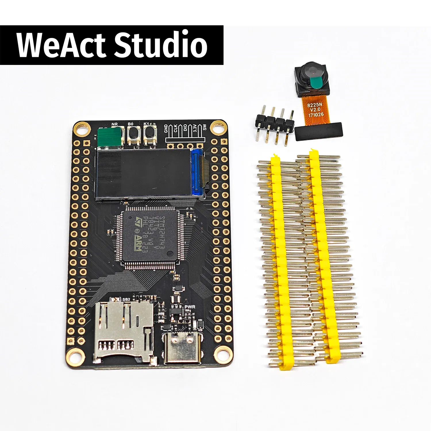 Color: black - WeAct STM32H743 STM32H743VIT6  STM32H7 STM32 Demo Board Core Board