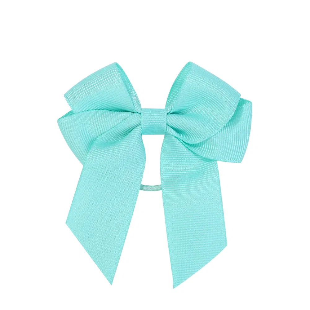 Sweet Hair Ribbon Hair Band for Girls Toddler Cheer Bow Head Rope Kids Headwear Double Ponytail Support Hair Accessories