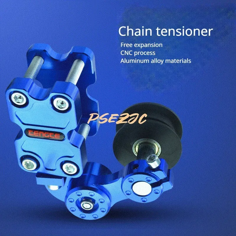 Color: Red - Motorcycle Chain Automatic Adjustment Modification Accessories Tensioner Chain Adjuster Chain Tightener