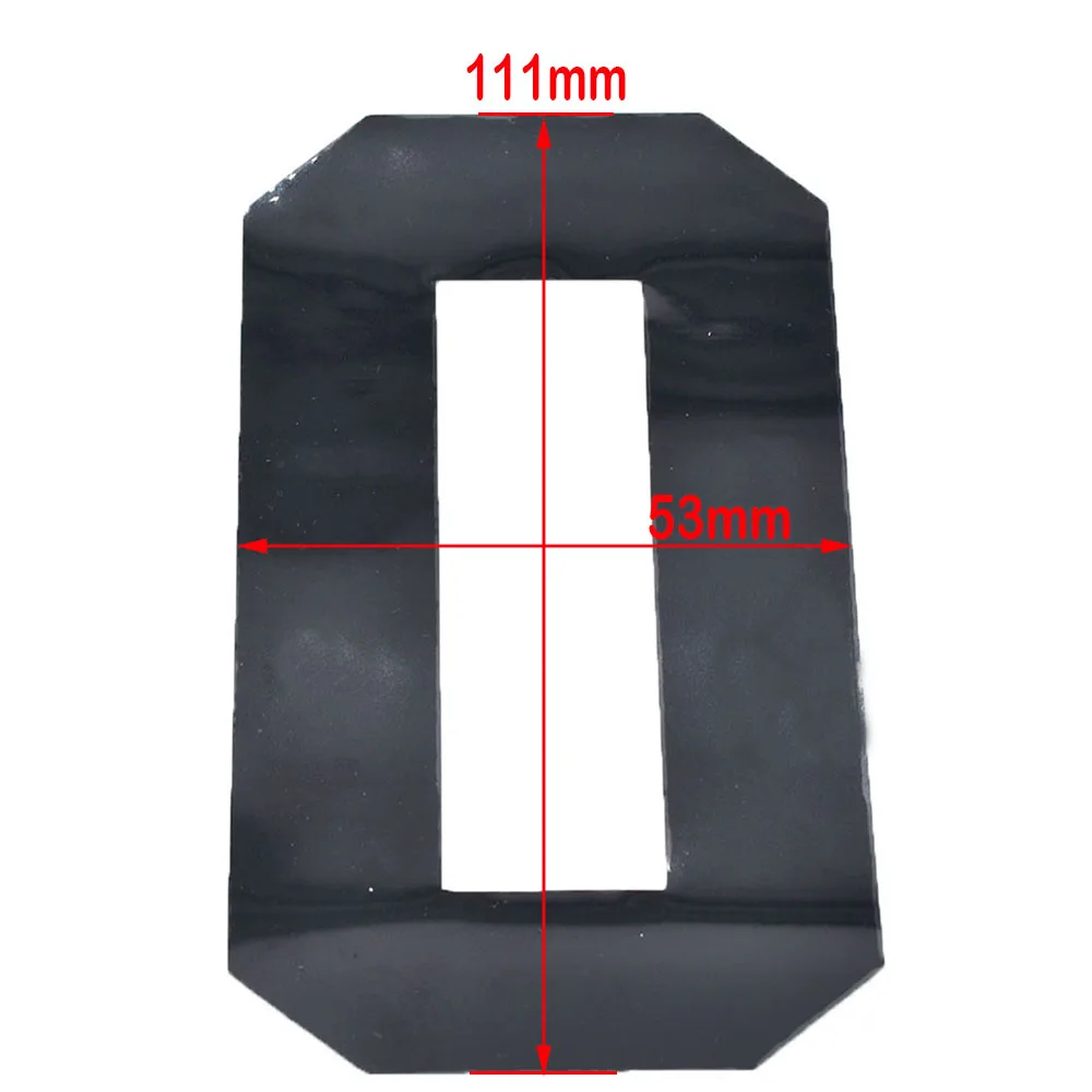 Color: Brown - Number Stickers Graphics Decals Emblems Fit For CRF 50 70 110 125 250cc Kayo BSE Dirt Pit Bike Plastic Cover Number Plate Of