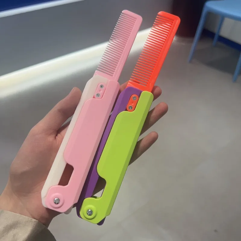 Color: SKY BLUE, Ships From: CHINA - Gravity Folding Claw Knife Radish Knife 3d Printing Gravity Knife Small Radish Knife Push Card Decompression Fidget Mini Toy