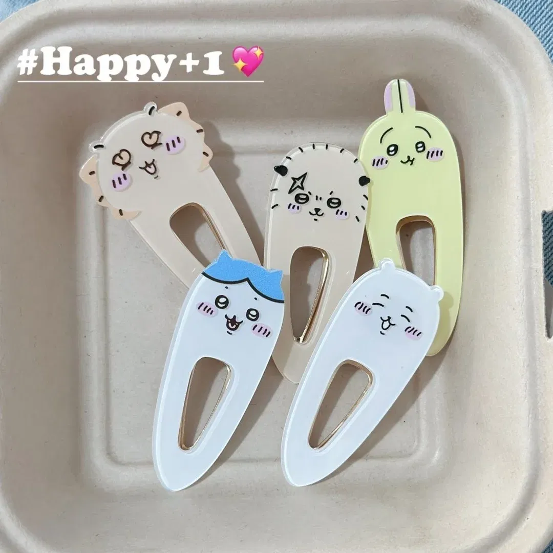Color: Khaki - Japanese New Girls Cute Cartoon Hairpins Kids Lovely Hair Clips Barrettes Headband ハチワ?¬ ち?„?‹?‚? Fashion Hair Accessories