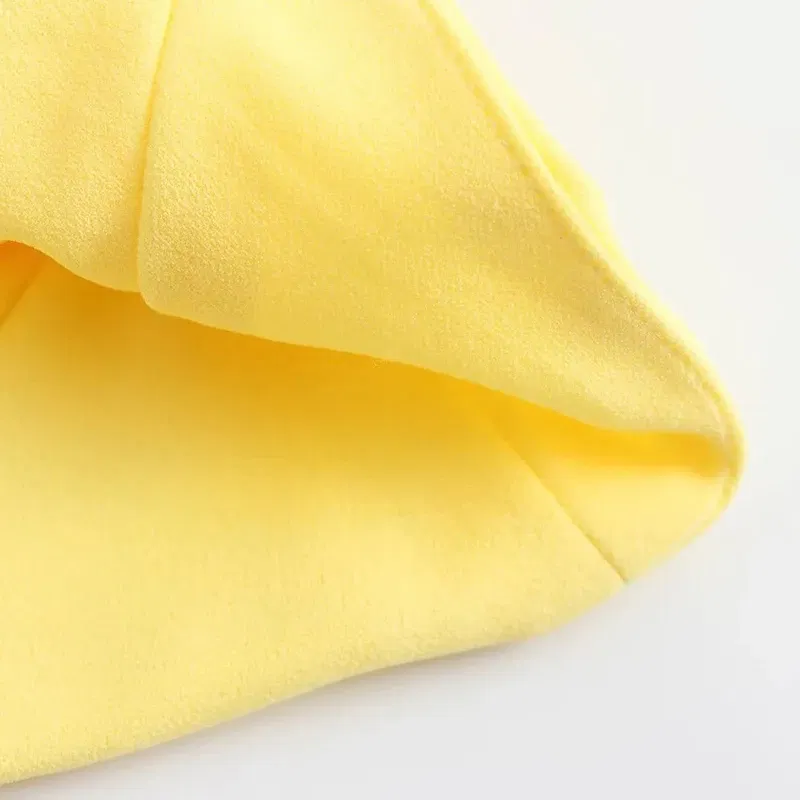 Color: Beige, Size: M - Asymmetrical Strapless Top Lemon Yellow Women Sleeveless Lady Female Clothes Slim Fit Suspenders Tube Top Off Shoulder
