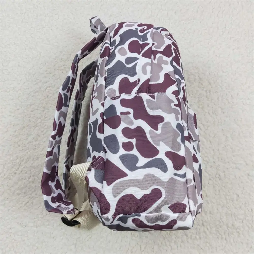 Color: Red - Wholesale Baby Boy Boy Girl Backpack Camo Daypack Toddler Children Outdoor Portable Kids School Bag