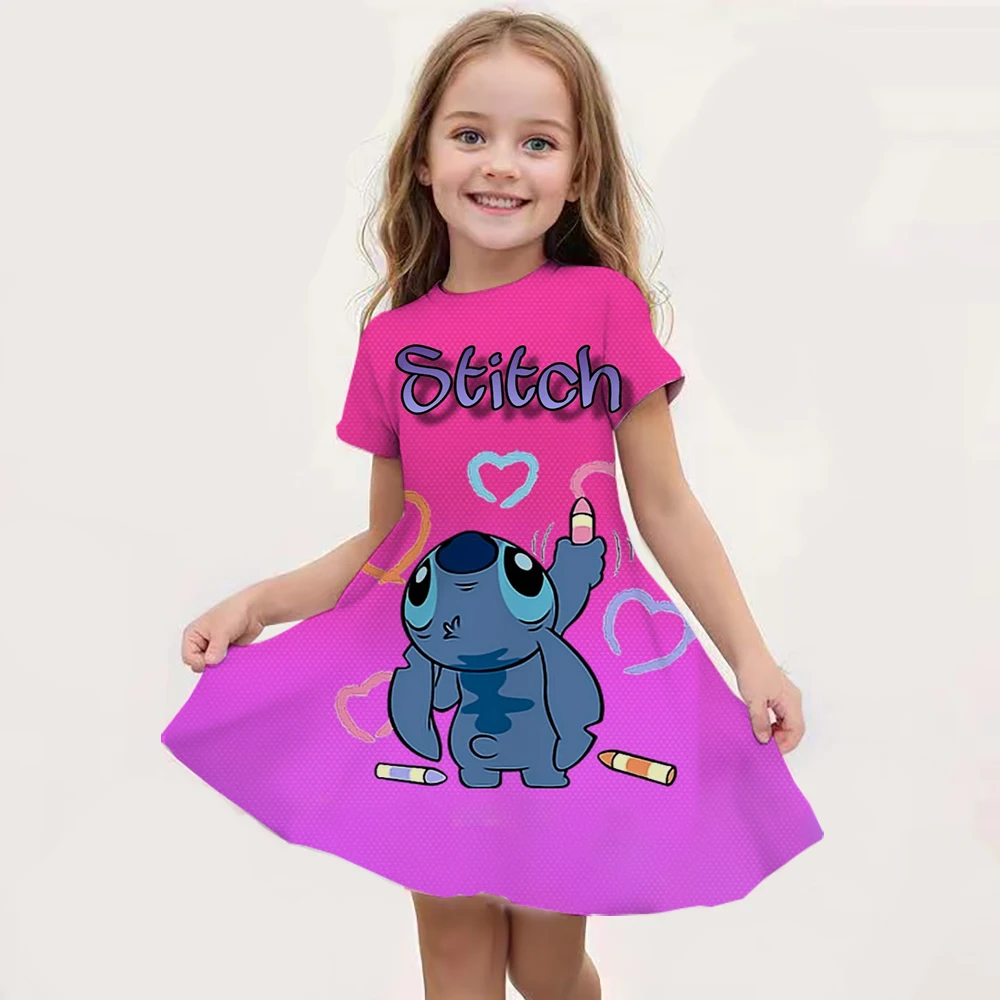Color: Gold, Ships From: CHINA, Kid Size: 7 - Hot Sale Kids Girl Cosplay Snow Queen Top Disney Lilo & Stitch Princess Dress for 2-14 Years Girls Birthday Party Dresses