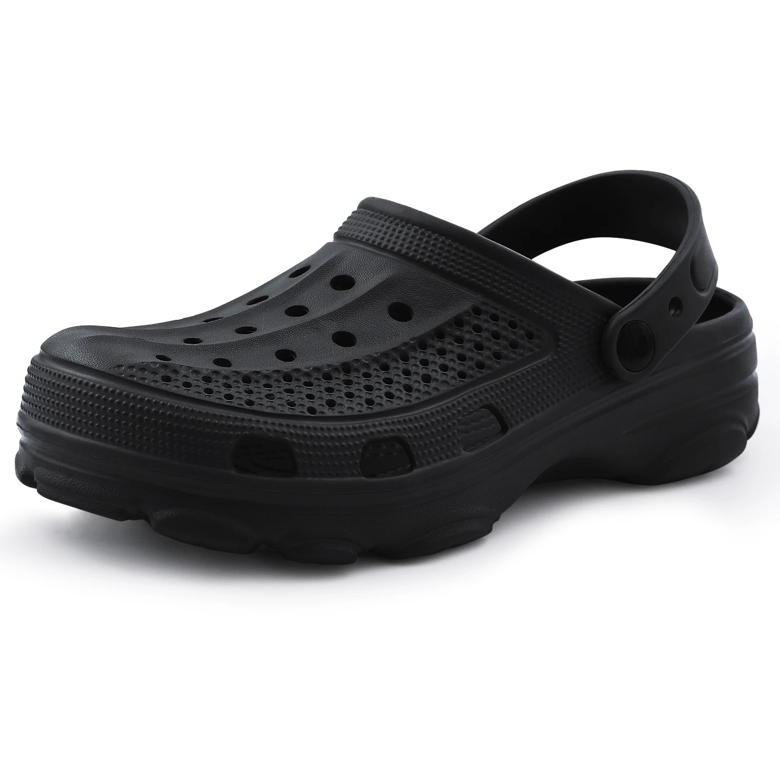 Color: Beige, Shoe Size: 37 - Smile Pop Casual Men Clogs Slippers Band Summer Slippers Outdoor Non-slip Beach Cozy Men Shoes Soft EVA Home Breathable Slippers