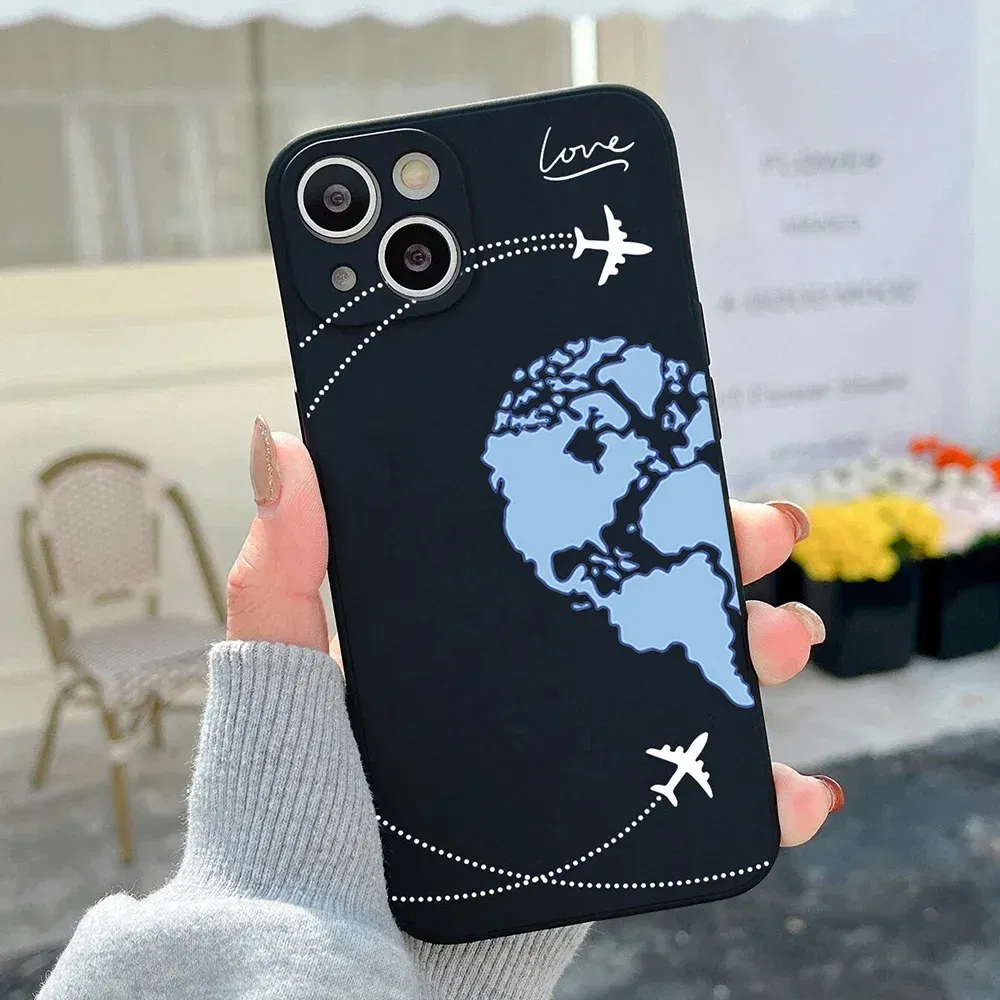 Color: Gold, Material: PE - Couple Black and White Love Sun Moon Case For Samsung Galaxy S10 S20 S21 S22 S23 S24 FE Plus Ultra Note 20 Silicone Phone Case