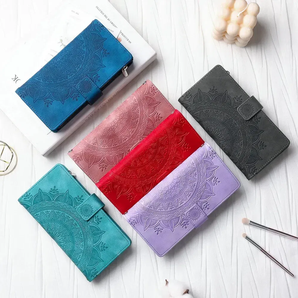 Color: PEACOCK BLUE, Material: PE - For OPPO A38 A58 A57 A 78 38 4G 5G Book Case Crossbody Lanyard Zipper Wallet Funda OPPO A78 Case Phone A98 A 58 98 A18 A77 S A17