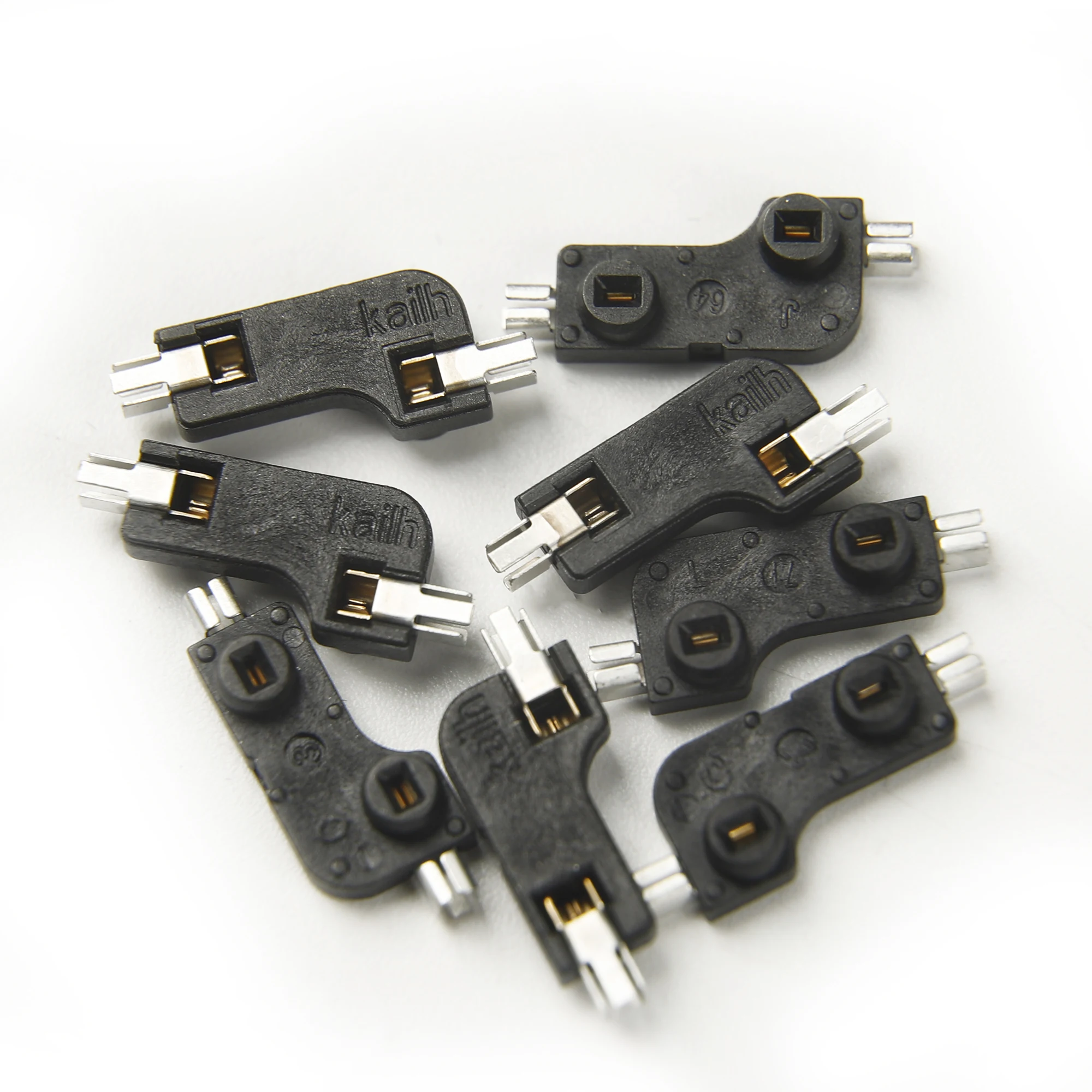 Color: BROWN - Wholesales Kailh Hot-swappable PCB Socket Sip socket Hot Plug CPG151101S11 For Mechanical Keyboard DIY