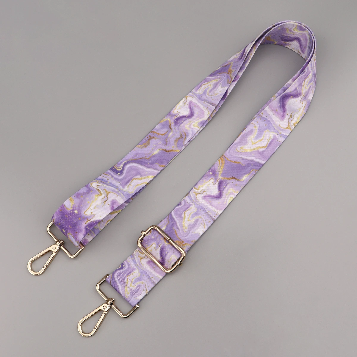 Color: Bronze - Marbling Adjustable Strap Crossbody Shoulder Wide Bag Strap Bag DIY Women Shoulder Bag Handles Strap Adjustable Hanger Parts