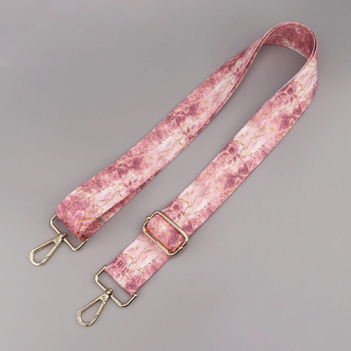 Color: Bronze - Marbling Adjustable Strap Crossbody Shoulder Wide Bag Strap Bag DIY Women Shoulder Bag Handles Strap Adjustable Hanger Parts