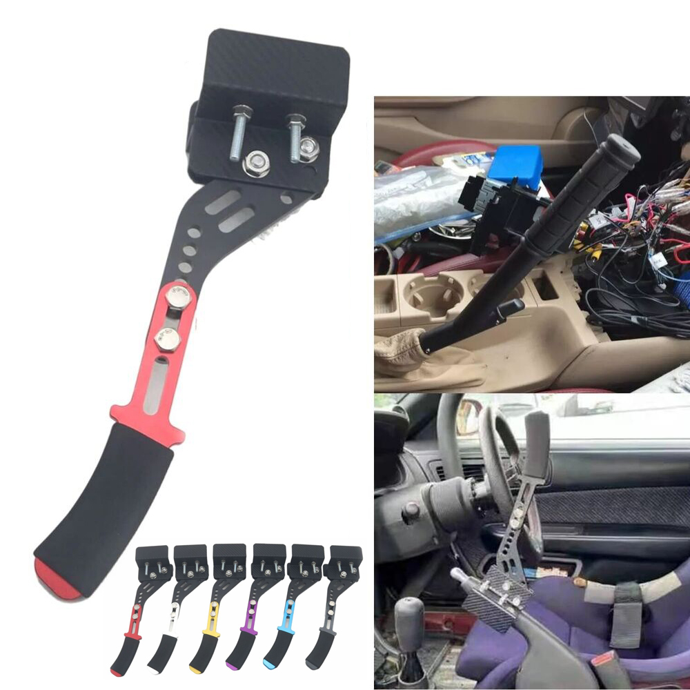 Color: Gold - 6 Colors Aluminum Drift Handbrake Extension Extender Lever Universal Fit For Most Car