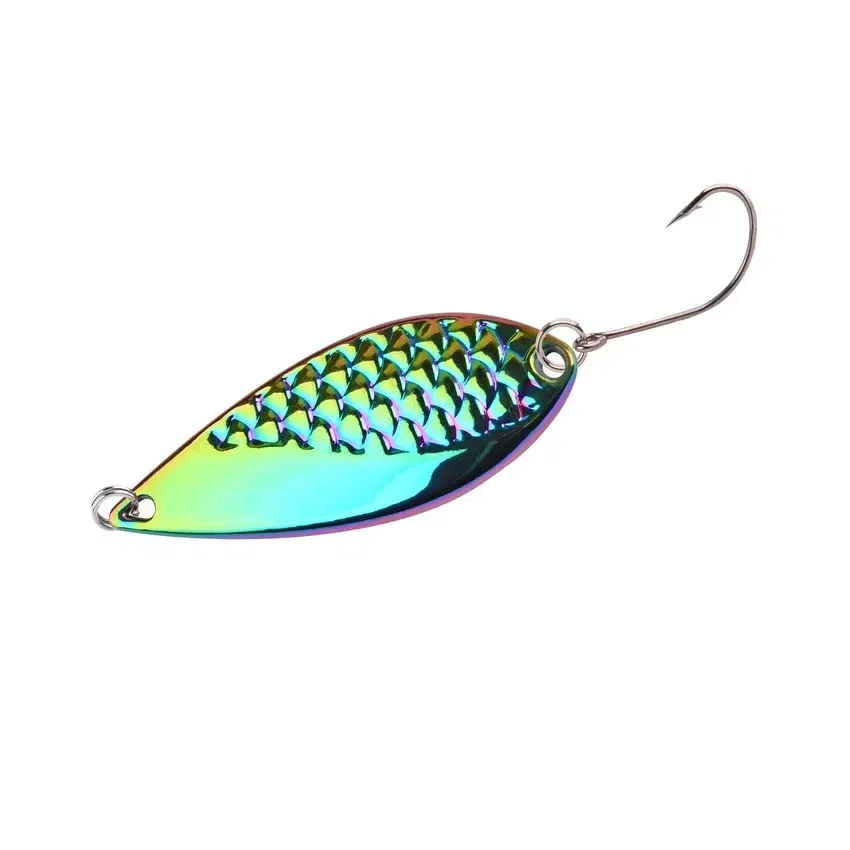 Color: Golden - Metal Spoon Sequin Fishing Lure 2.5g 3.5g 5g 7g 10g 15g 20g Pesca Leech Jig Wobbler Crankbaits for Fly Fishing Hard Baits Lures