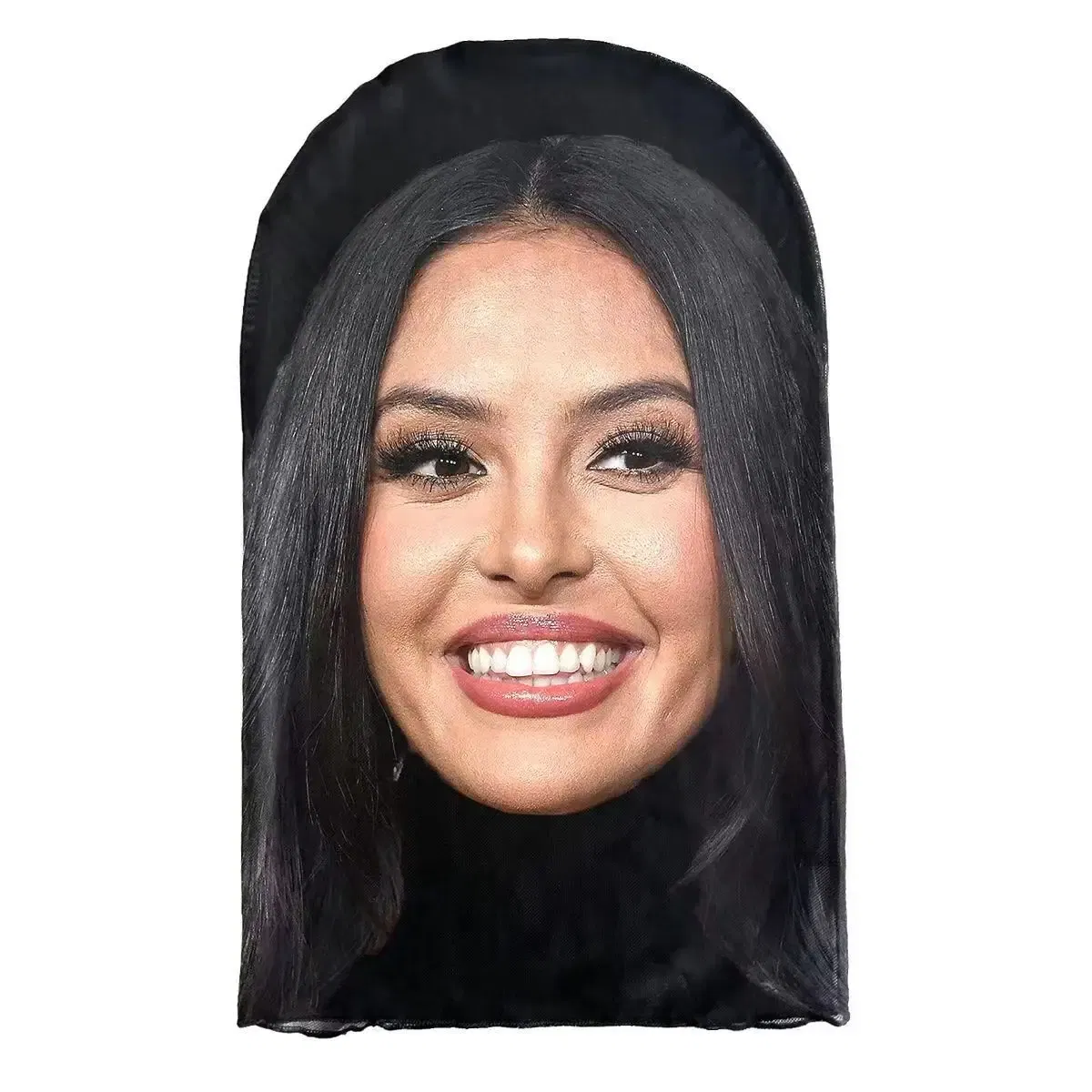 Color: Ivory - New 3D Printed Kanye Mask Elastic Mesh Full Face Mask for Men Women Cosplay Headwear Hip Hop Fashion Balaclava Hood Hat Headgear