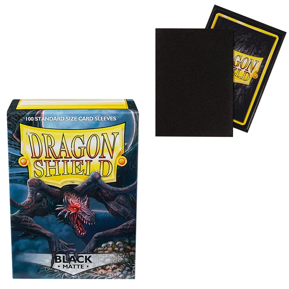 Color: three - 100 PCS/BOX 66x91mm Standard Size Demark Dragon Shield Matte Card Sleeves for MTG/PKM/YGO/TCG Board Game Cards Slevees