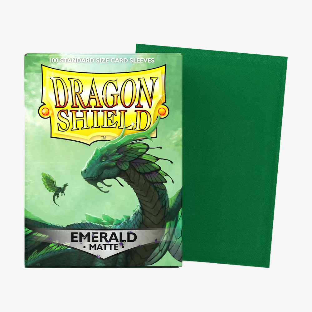 Color: three - 100 PCS/BOX 66x91mm Standard Size Demark Dragon Shield Matte Card Sleeves for MTG/PKM/YGO/TCG Board Game Cards Slevees
