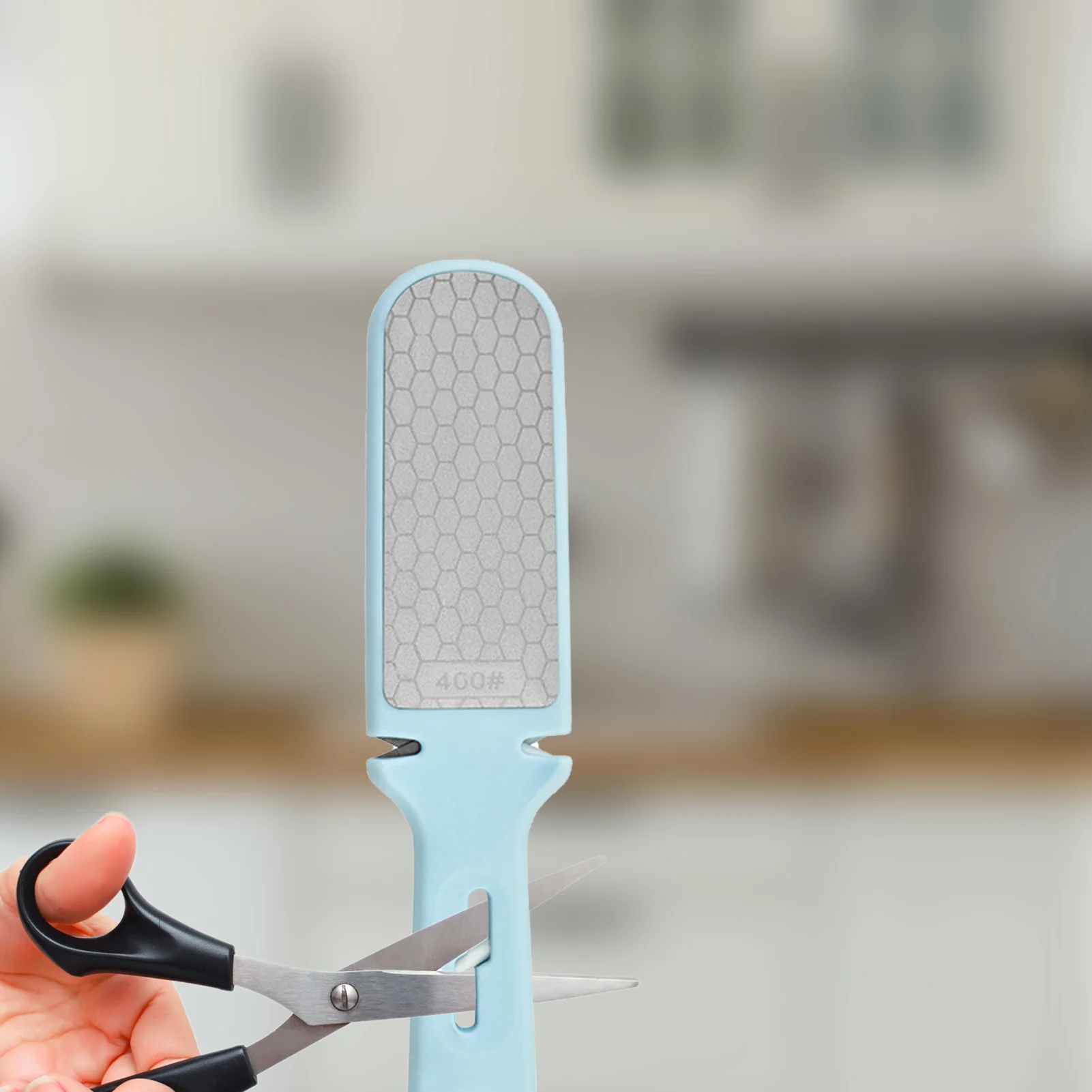 Color: Blue, Ships From: spain - Knives Sharpener File Diamond Scissor Professional Sharpening Stone Diamond Honing Steel Metal File Paddle Tool For Chef And