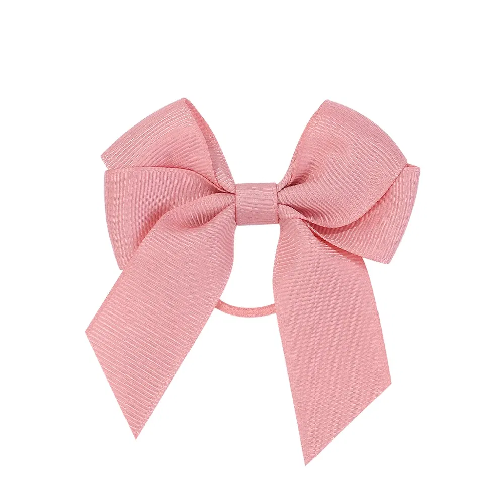 Sweet Hair Ribbon Hair Band for Girls Toddler Cheer Bow Head Rope Kids Headwear Double Ponytail Support Hair Accessories
