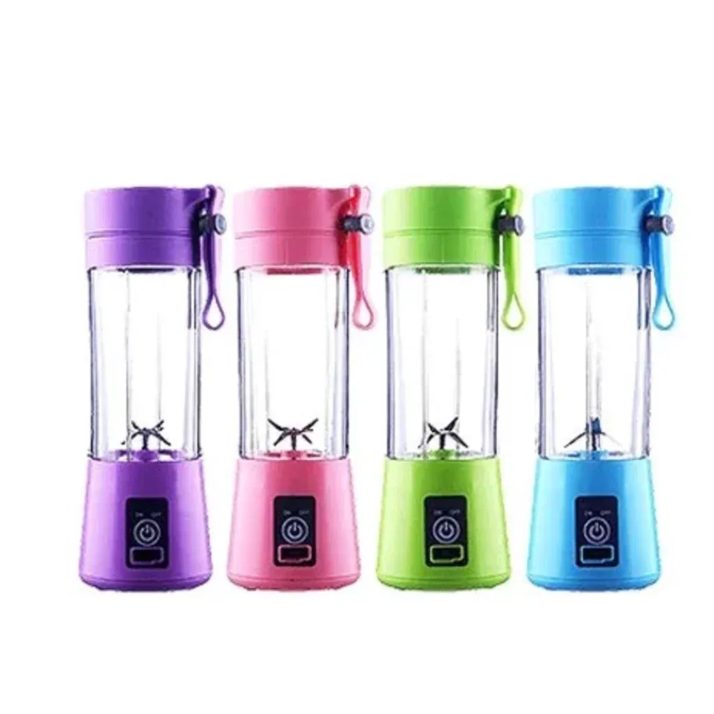 Color: WHITE - Portable Mini Blender for Shakes and Smoothies Rechargeable USB 380ML Traveling Fruit Juicer Cup Hand Fruit Blender Juicing Cup