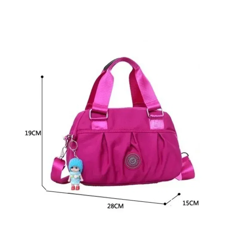 Color: black - Crossbody Bags for Women Simple Canvas Square waterproof Bag Designer Luxury Women's Bag 2024 Fashion Female Handbags for Women