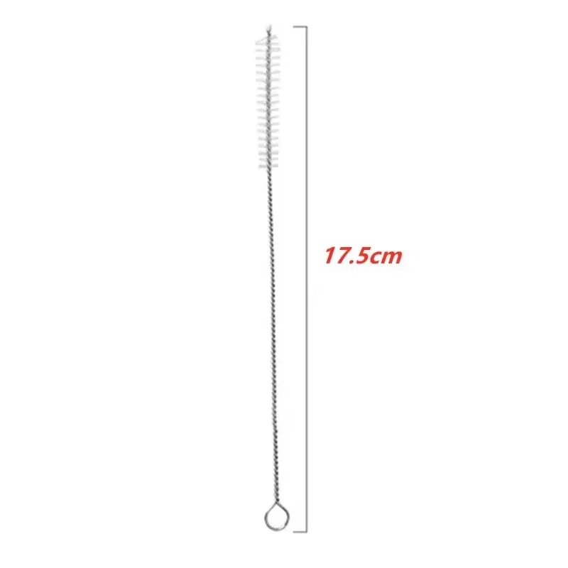 Color: Blue, Ships From: CHINA - 2-10Pcs Drinking Straw Cleaning Brush Kit Straw Tube Pipe Cleaner Nylon Stainless Steel Long Handle Cleaning Brushes forStraws