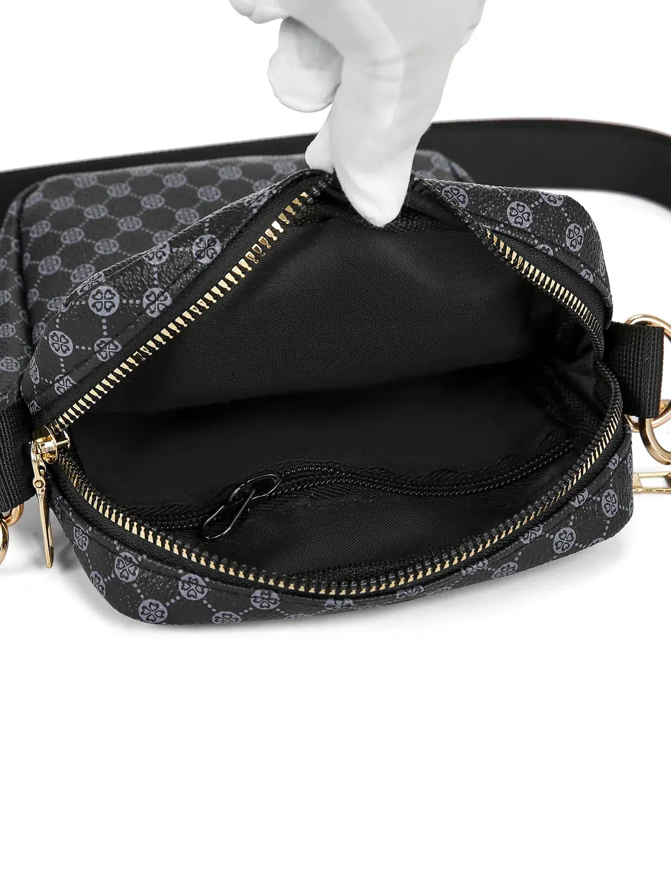 Color: black - VC Men's Classics Mini Shoulder Bag Coin Purses Lightweight PU Leather Shoulder Bags for Men Small Men Crossbody Bag